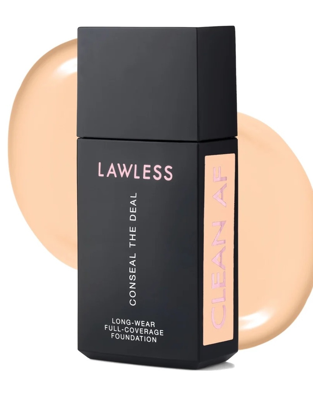 LAWLESS Conceal The Deal Foundation - Beige/Cream Shade -Almond